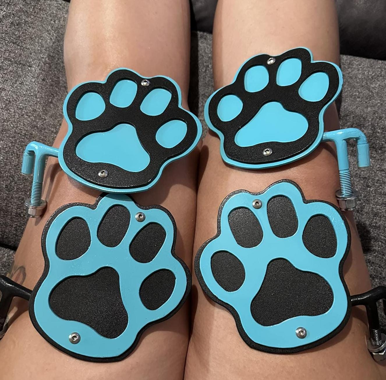 Paw Print, Set of 2 Foot Pegs