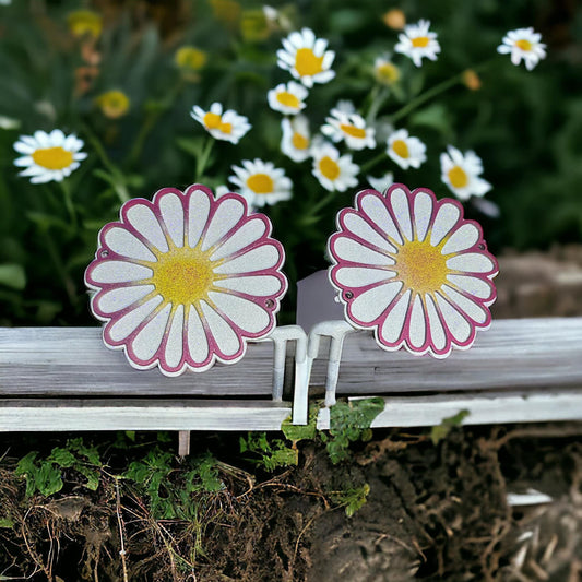 Daisy Flower Layered, Set of 2 Foot Pegs