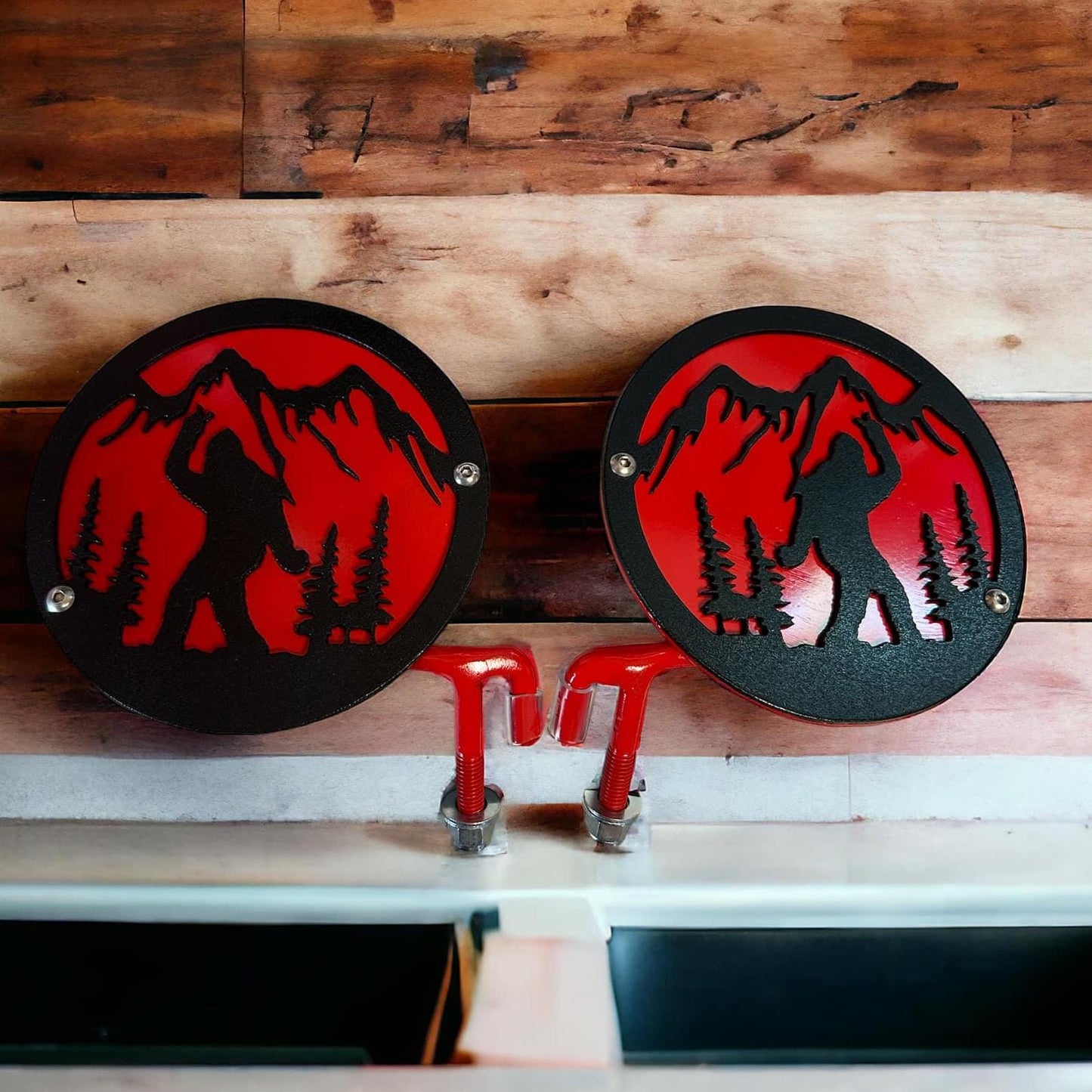 Peace Bigfoot Mountain, Set of 2 Foot Pegs