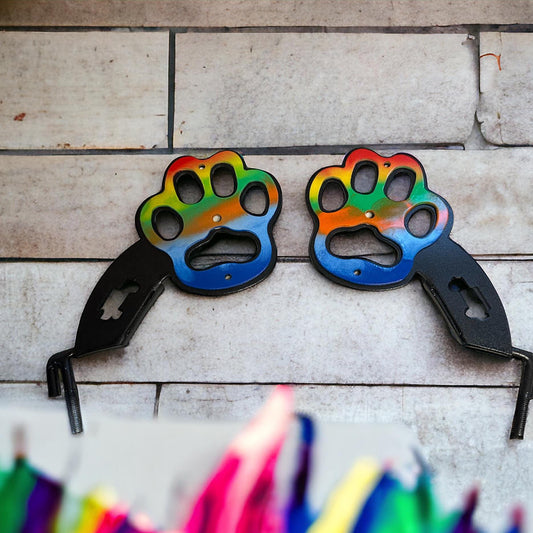 Paw Print, Set of 2 Mirrors