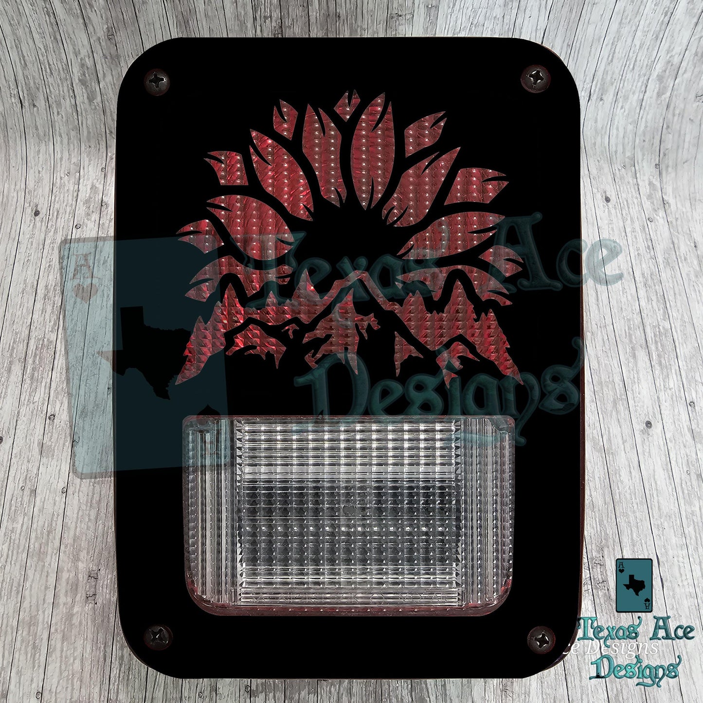 Sunflower Mountain Tail Light Covers, Set