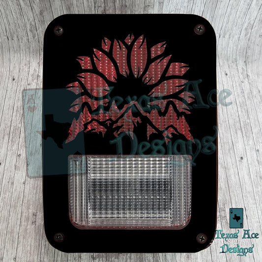 Sunflower Mountain Tail Light Covers, Set