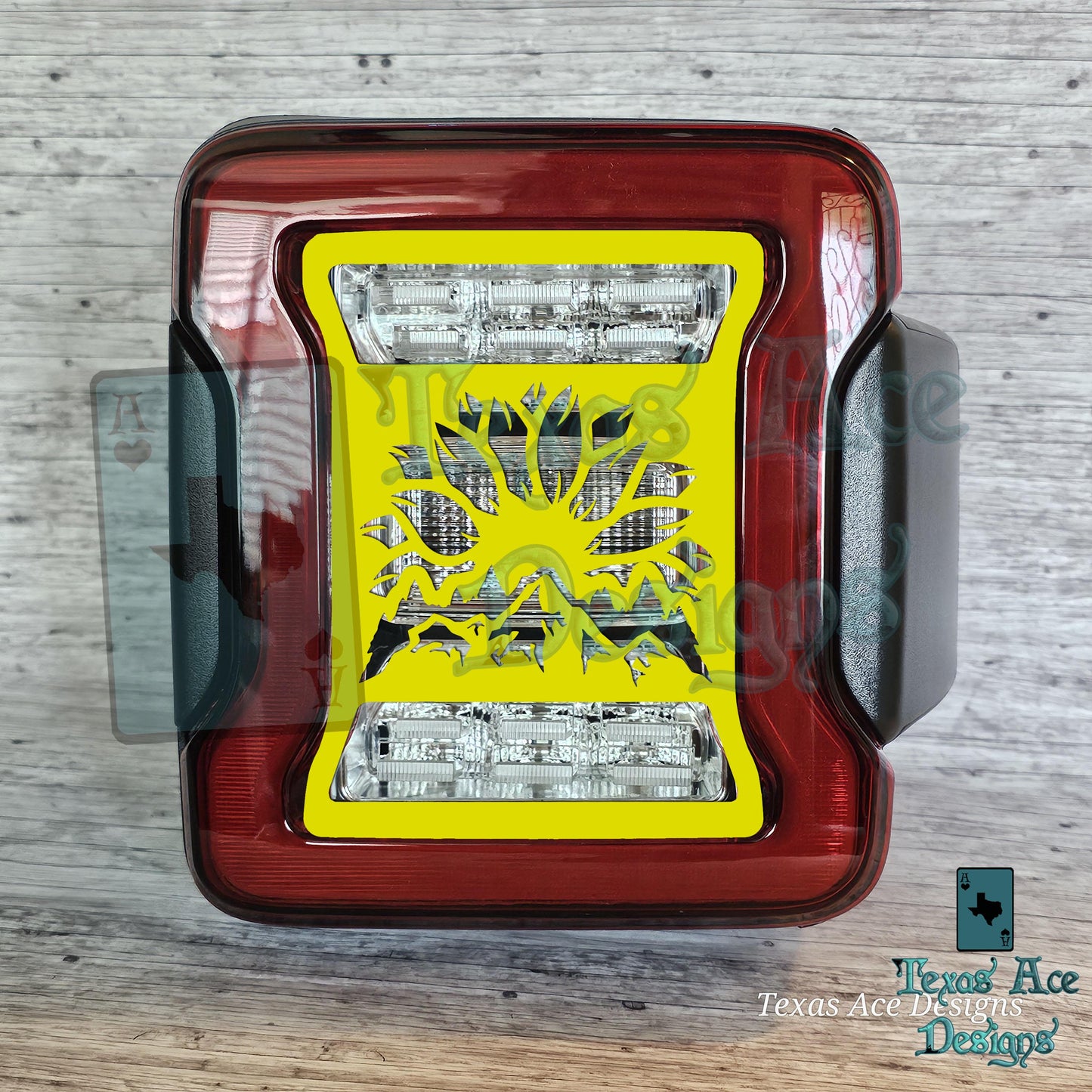 Sunflower Mountain Tail Light Covers, Set