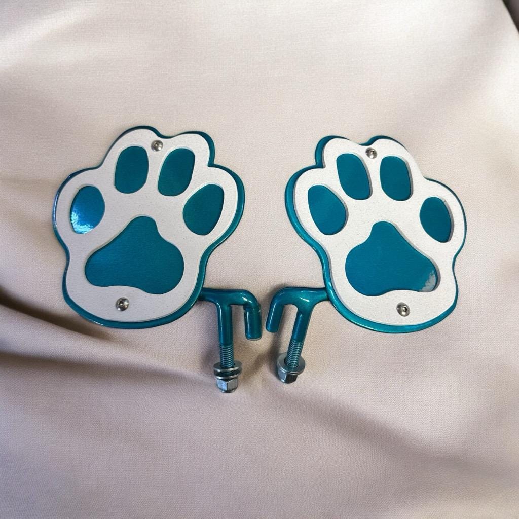 Paw Print, Set of 2 Foot Pegs