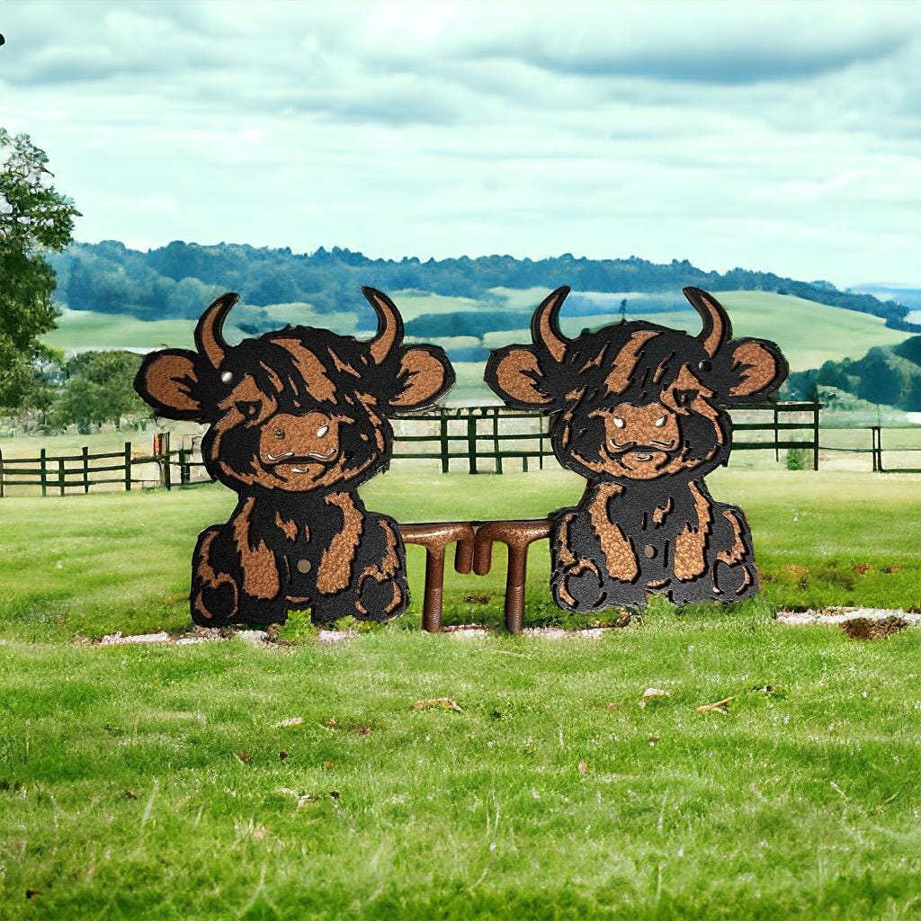 Highland Mini Cow, Set of 2 Foot Pegs