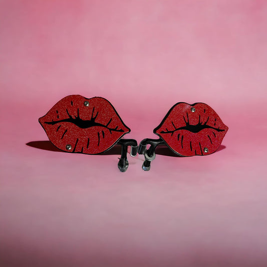 Kiss Lipstick, Set of 2 Foot Pegs