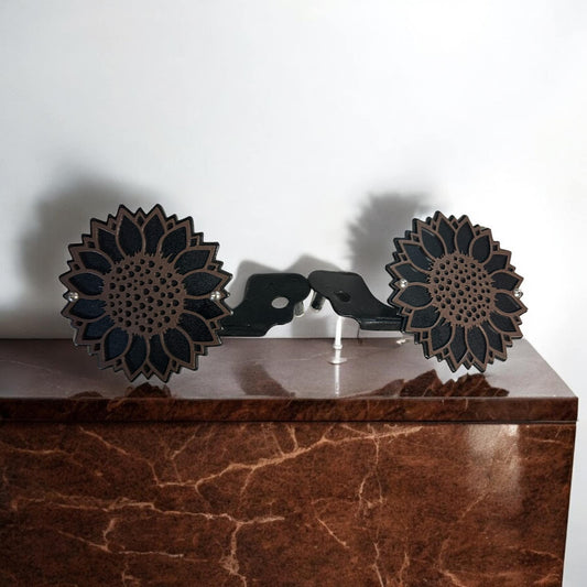 Sunflower Layered, Set of 2 Foot Pegs