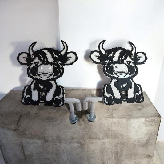 Highland Mini Cow, Set of 2 Foot Pegs
