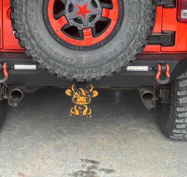 Highland Mini Cow HITCH COVER
