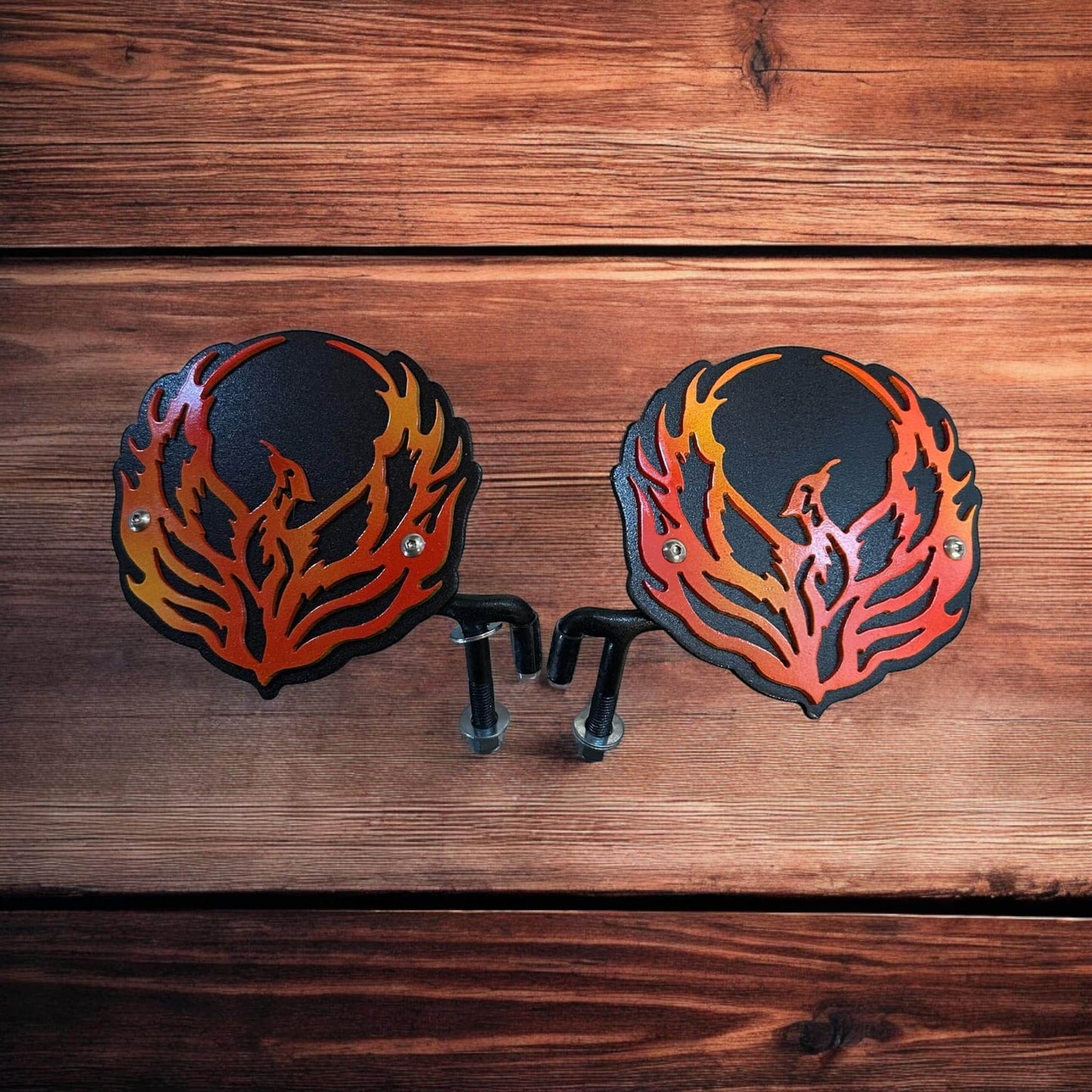 Phoenix Rising Layered, Set of 2 Foot Pegs