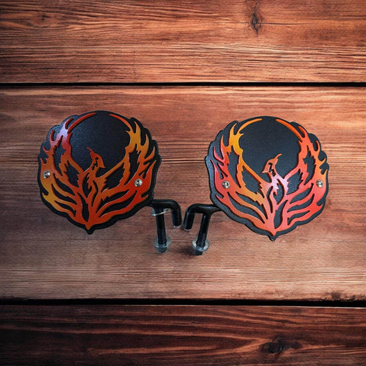 Phoenix Rising Layered, Set of 2 Foot Pegs