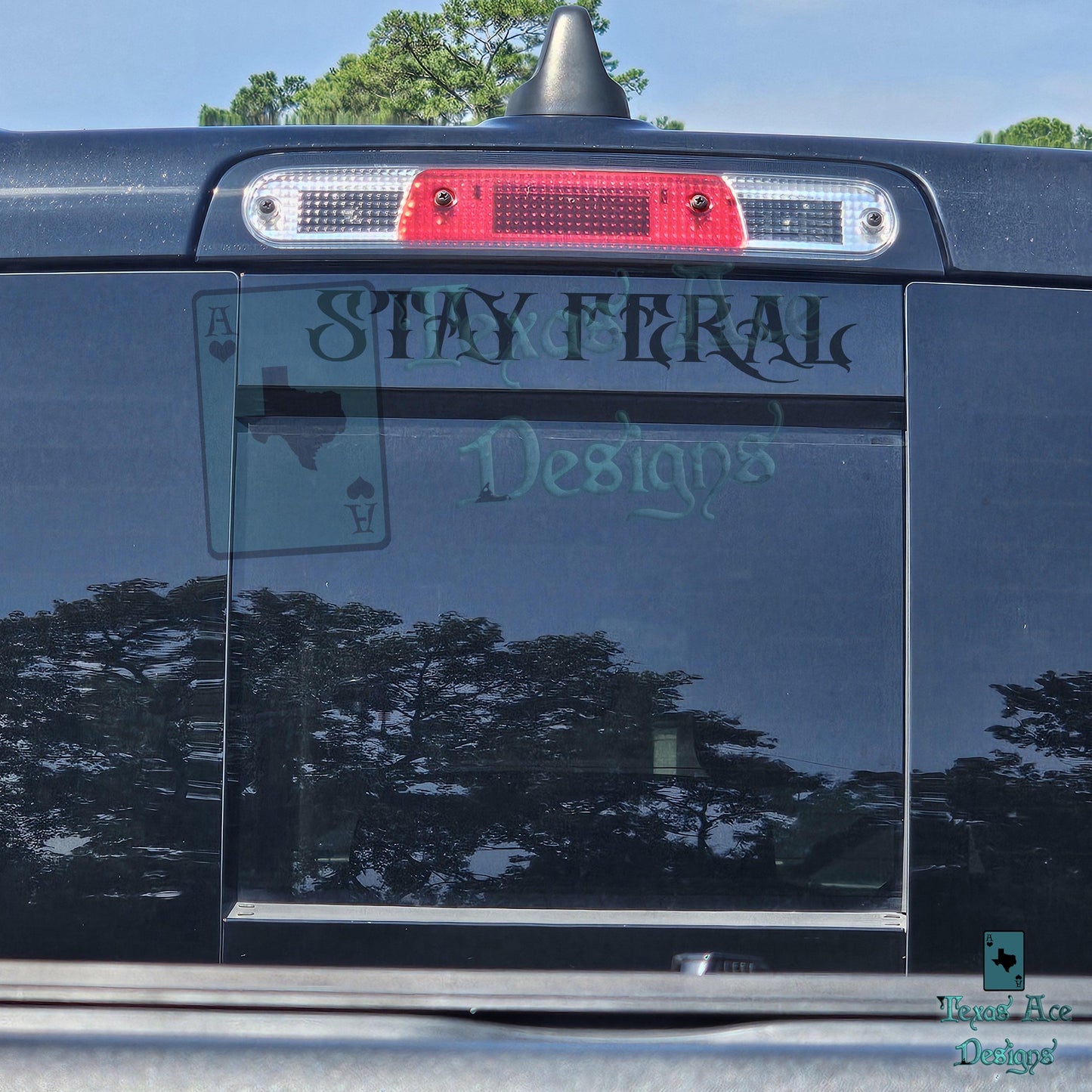 Stay Feral Decal, FREE SHIPPING!