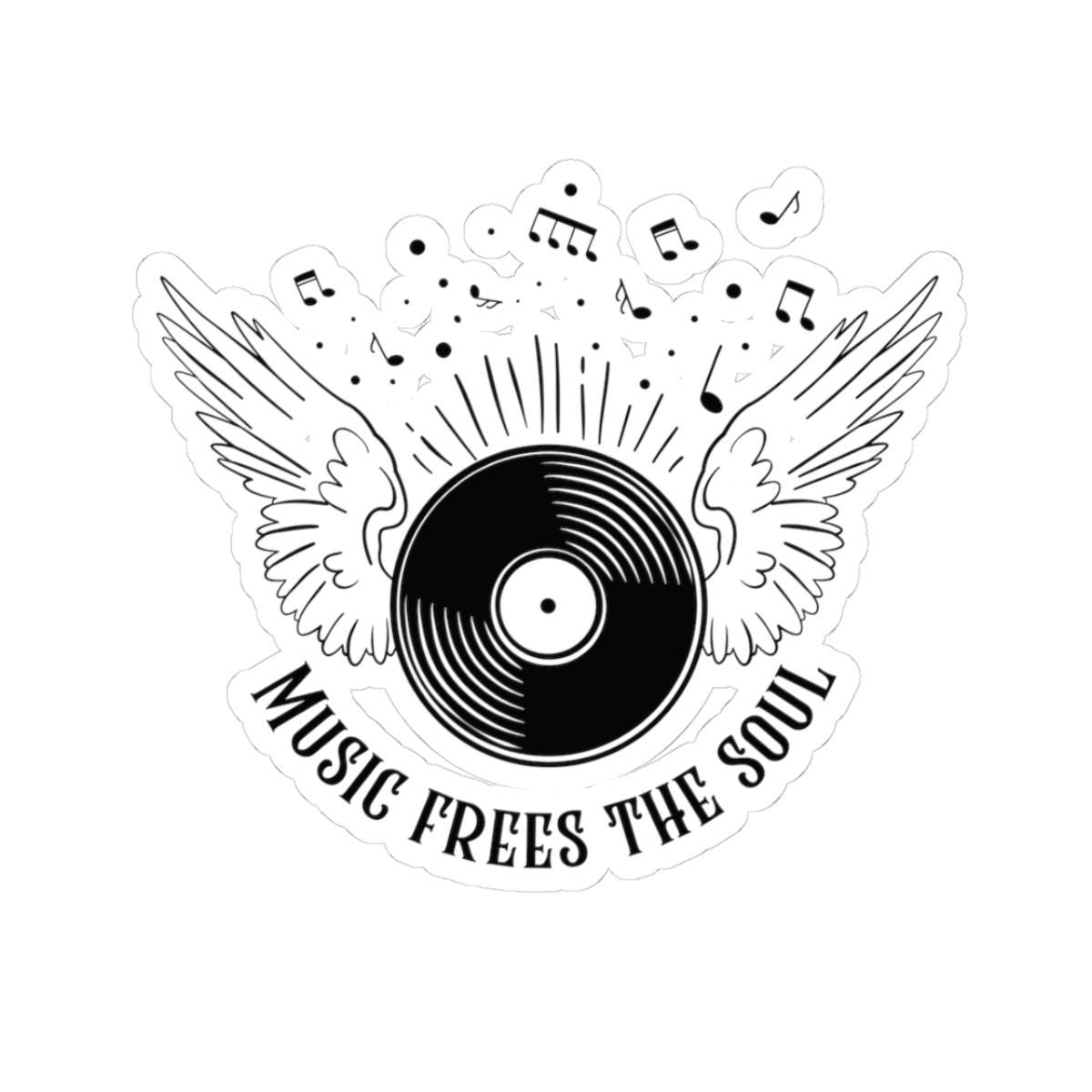 Music Frees the Soul Sticker
