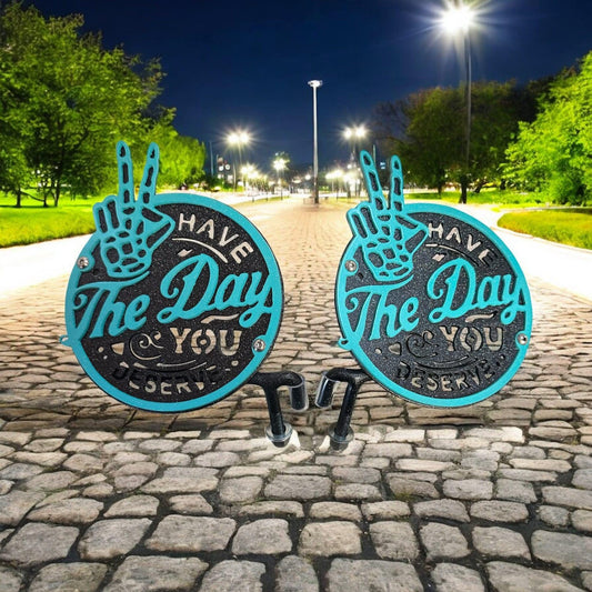 Have the Day You Deserve, Set of 2 Foot Pegs