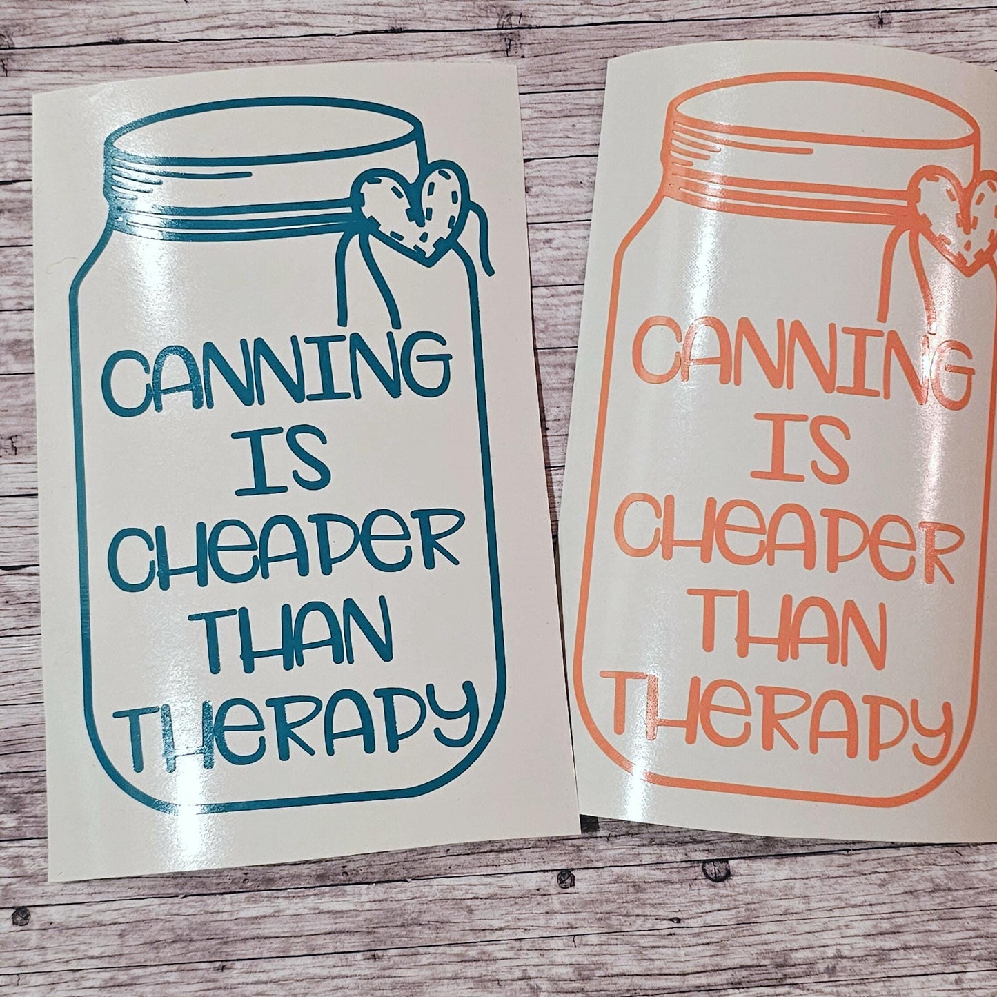Canning is Cheaper Single Decal, FREE tracking!