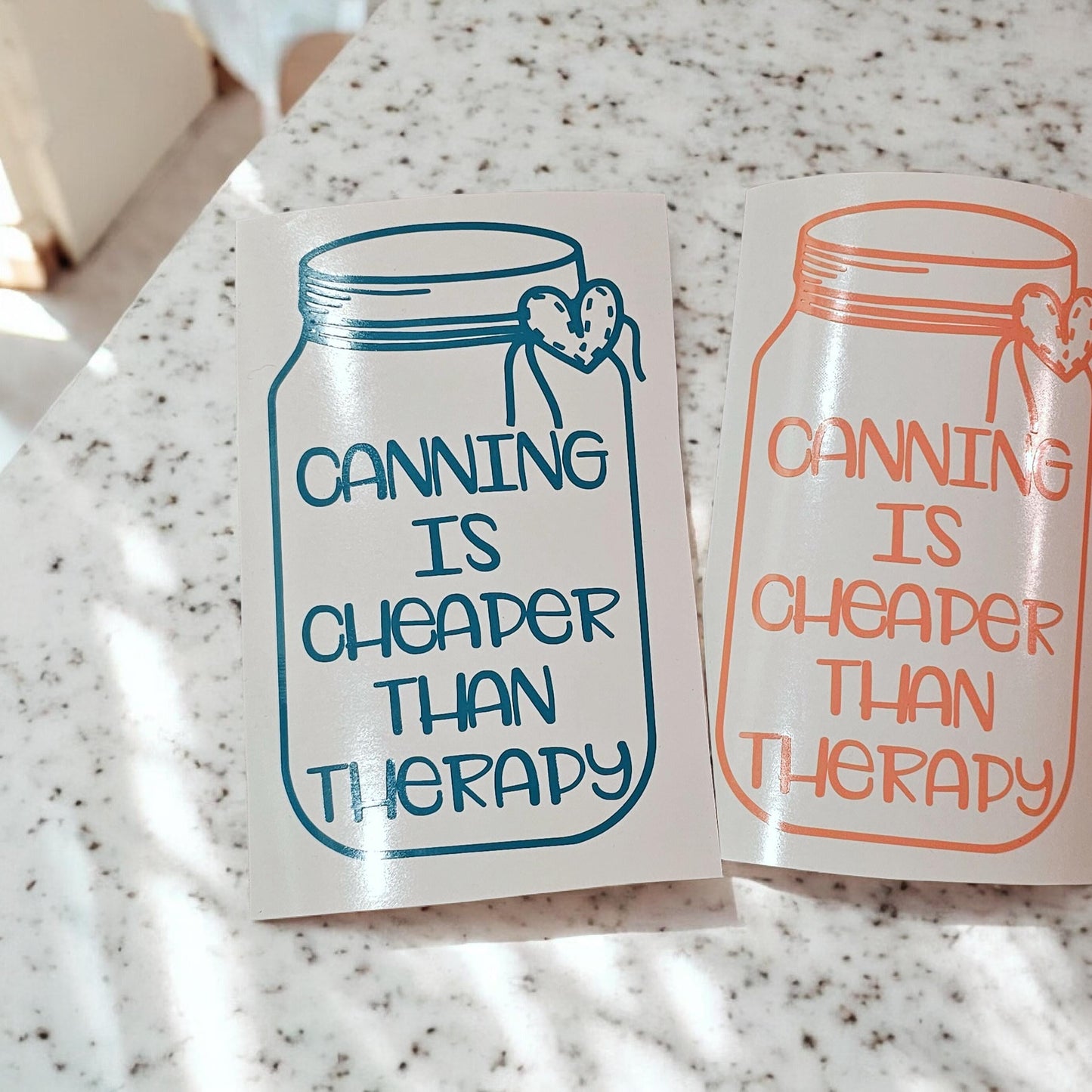 Canning is Cheaper Single Decal, FREE tracking!